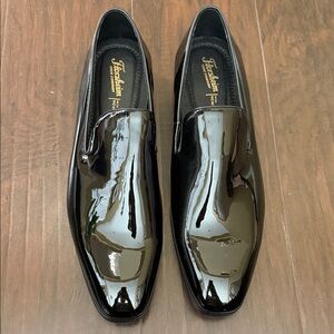 Florsheim Men’s Black Patent Leather Slip-On Loafers